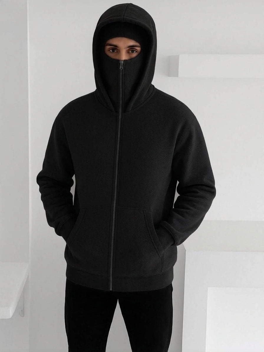 Balaclava Hoodie - Black