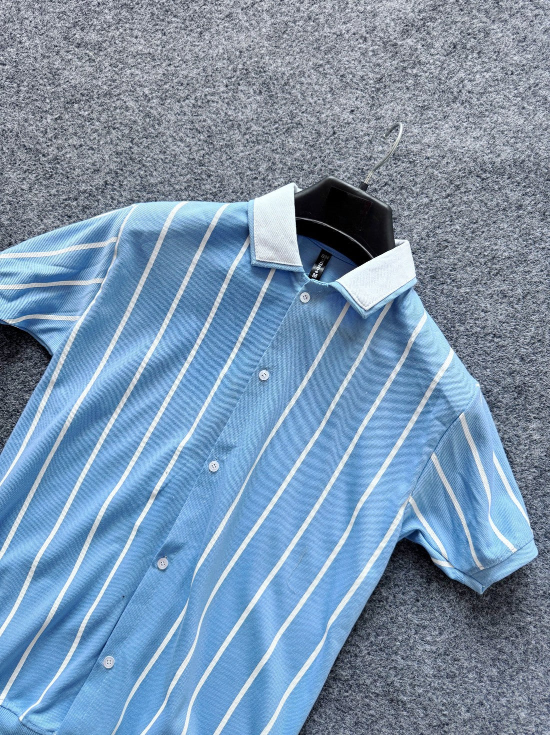 Soxage - Contrast Collar Button Down Polo For Men