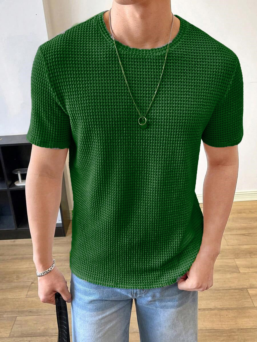 SOXAGE - Waffle Knitted Tshirt - Green