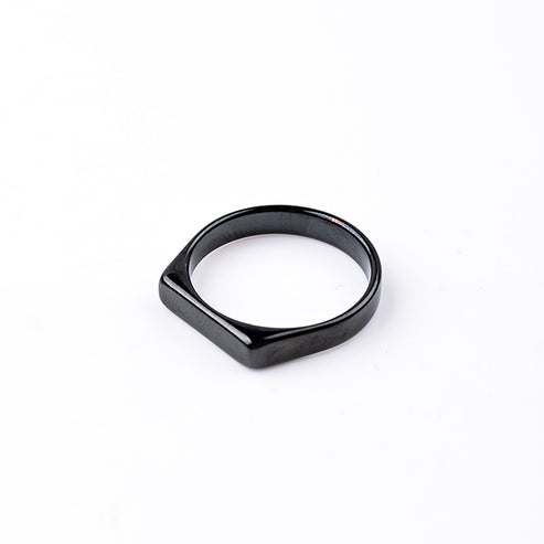 SIGNET RING - BLACK