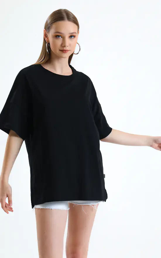 soxage - Oversized Tee For Women - Black