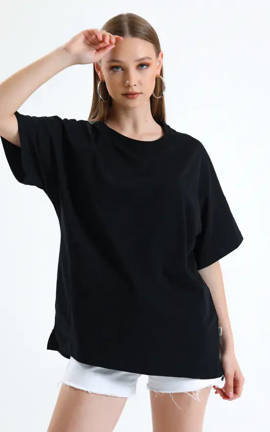 soxage - Oversized Tee For Women - Black