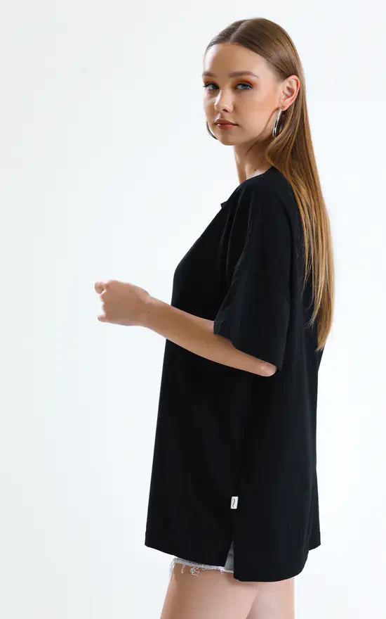 soxage - Oversized Tee For Women - Black