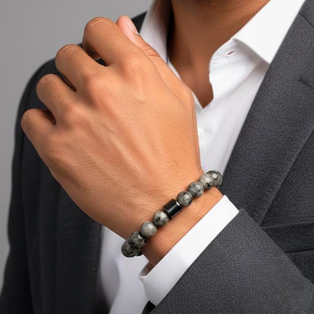 AZURITE DARK NIGHT - Beads Bracelet - 8mm