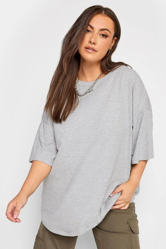 soxage - Oversized Tee For Women - GREY