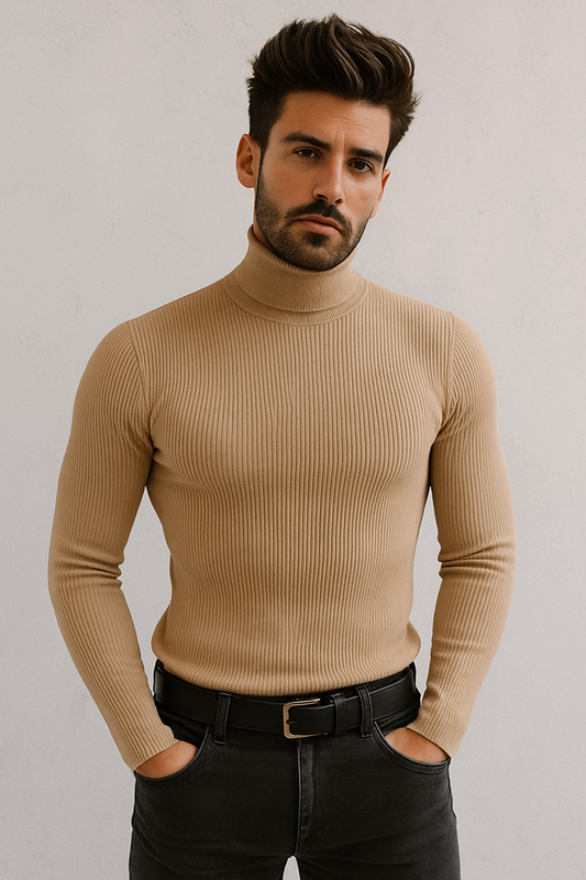 SOXAGE - 11.11 Sale Premium High Neck For Men's - Beige