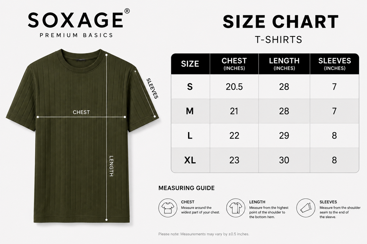 Drop Needle Tee For Men - Olive