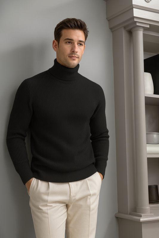 SOXAGE - 11.11 Sale Premium High Neck For Men's - Black