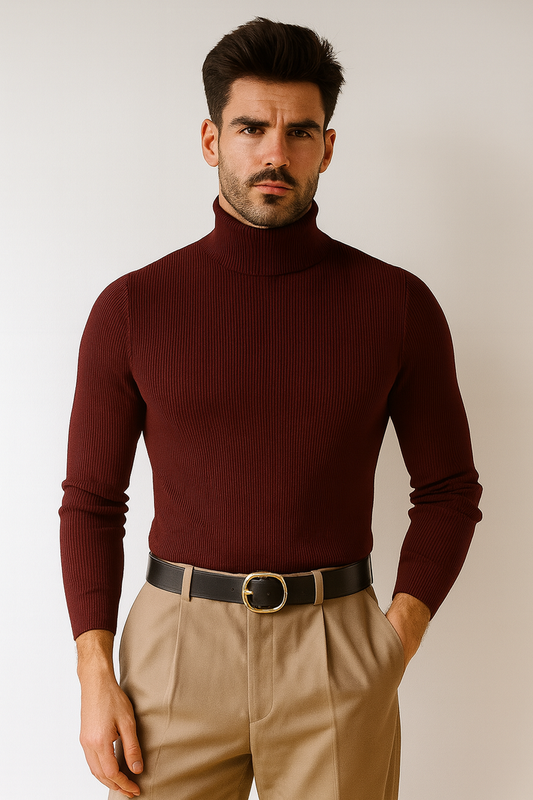 SOXAGE - 11.11 Sale Premium High Neck For Men's - Maroon