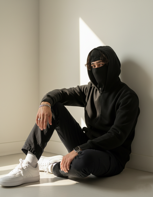 Soxage - 11.11 Sale Full Zipper Balaclava Hoodie
