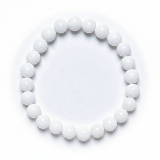 Beads Bracelet – White - 8mm