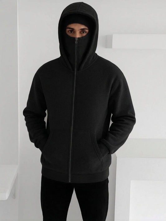 Balaclava Hoodie - Black