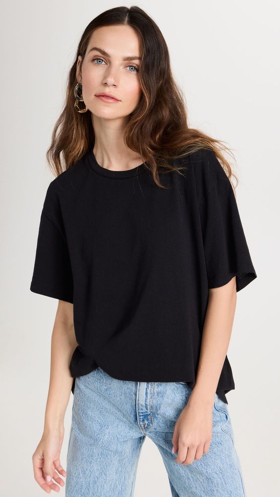 soxage - Oversized Tee For Women - Black