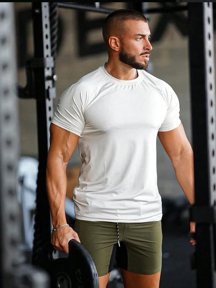 Soxage - Gym Wear Dri-Fit Tee - WHITE