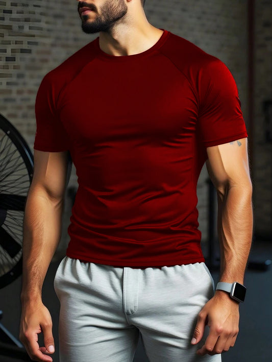 Soxage - Men's Dri-Fit Tshirt - Maroon